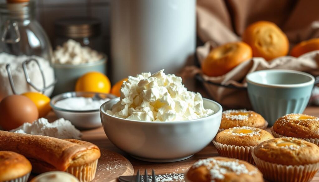 Cottage cheese baking