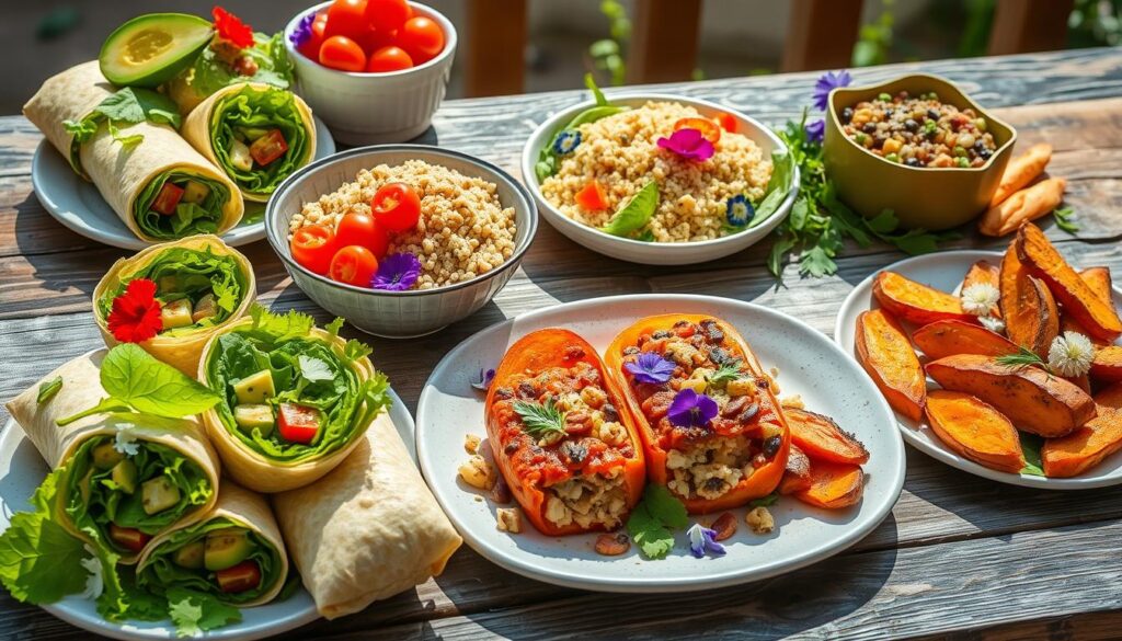 Creative vegetarian lunches