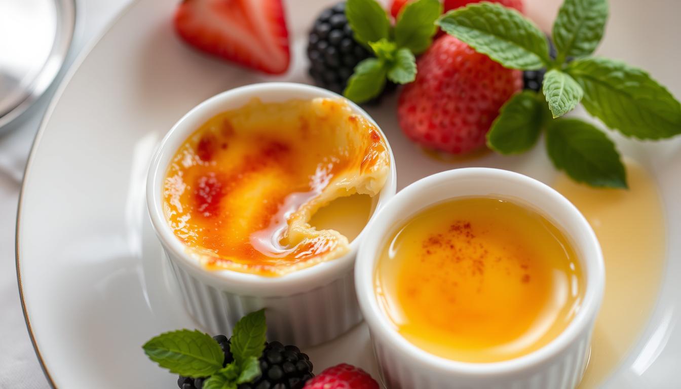 Is crème brûlée the same as custard?