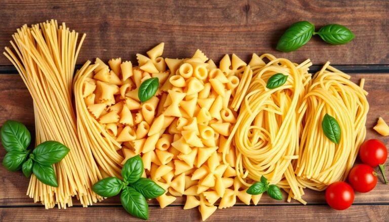 What are the 5 main types of pasta?