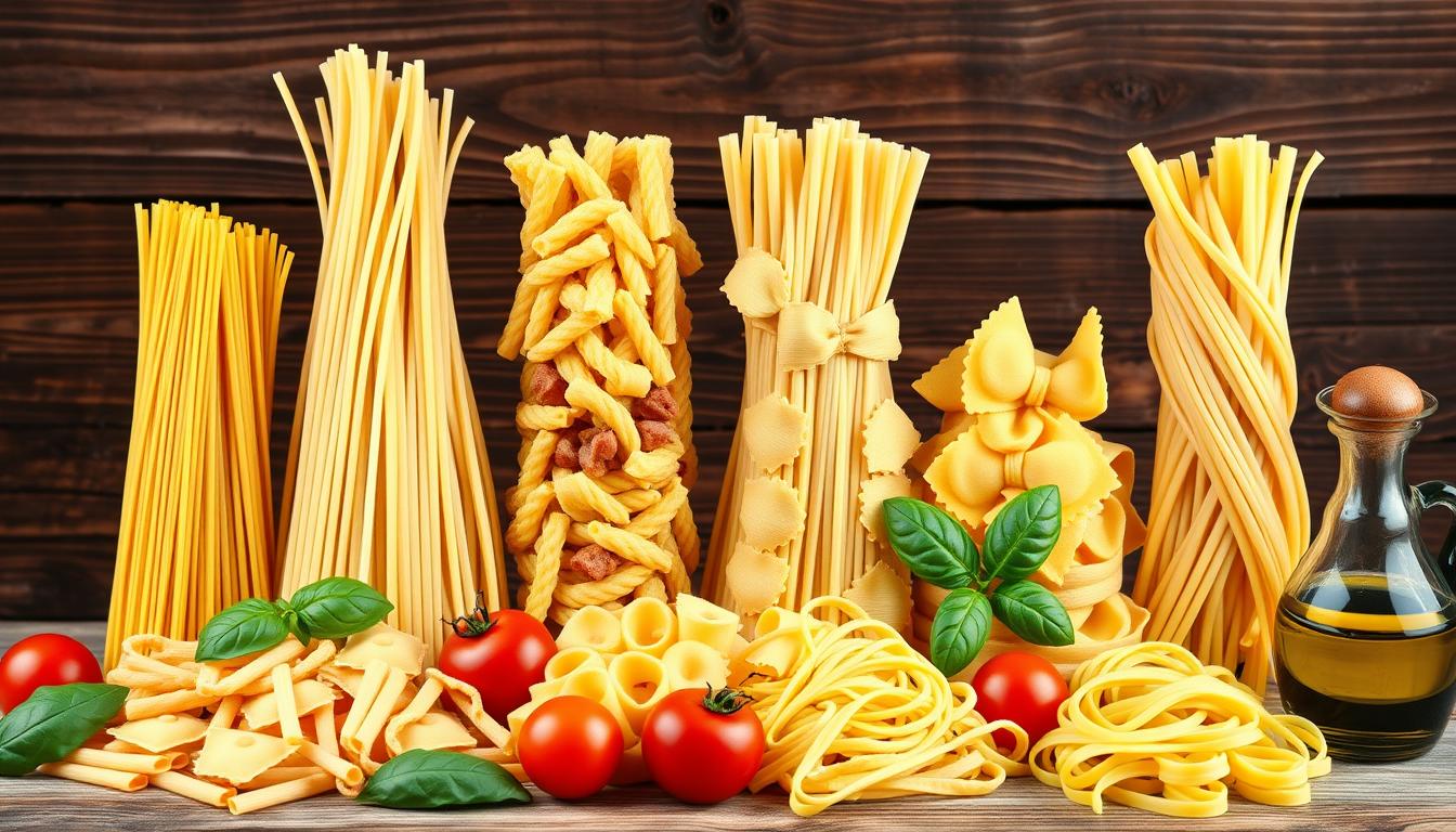 What are the 7 types of pasta?