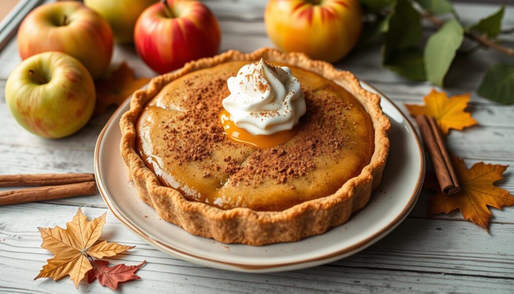 butterscotch cinnamon pie presentation ideas