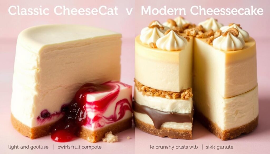 cheesecake texture variations