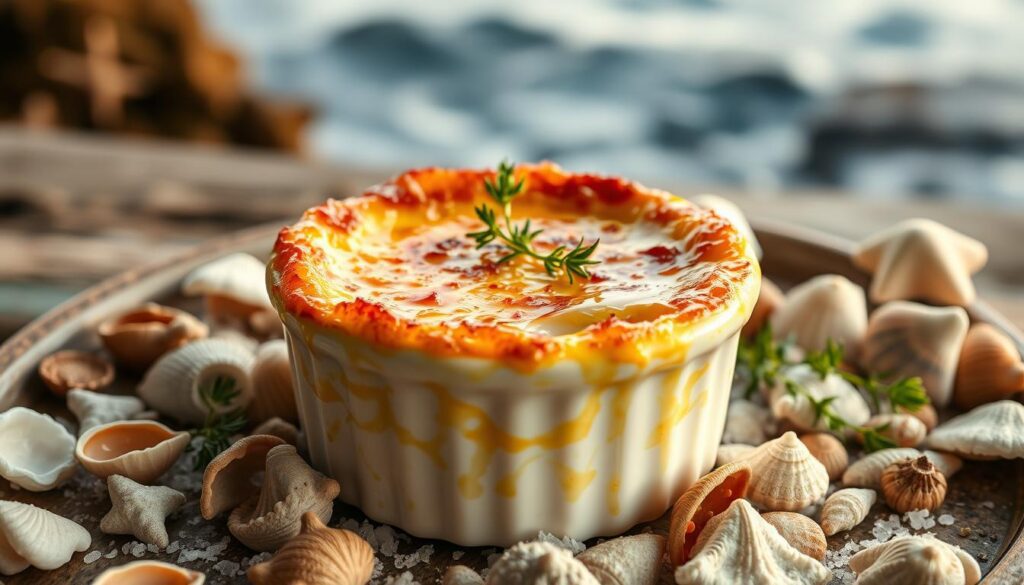 coastal cuisine crab brulee