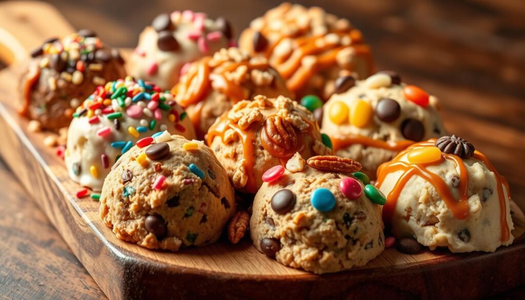 cookie dough toppings enhance cookie dough flavors