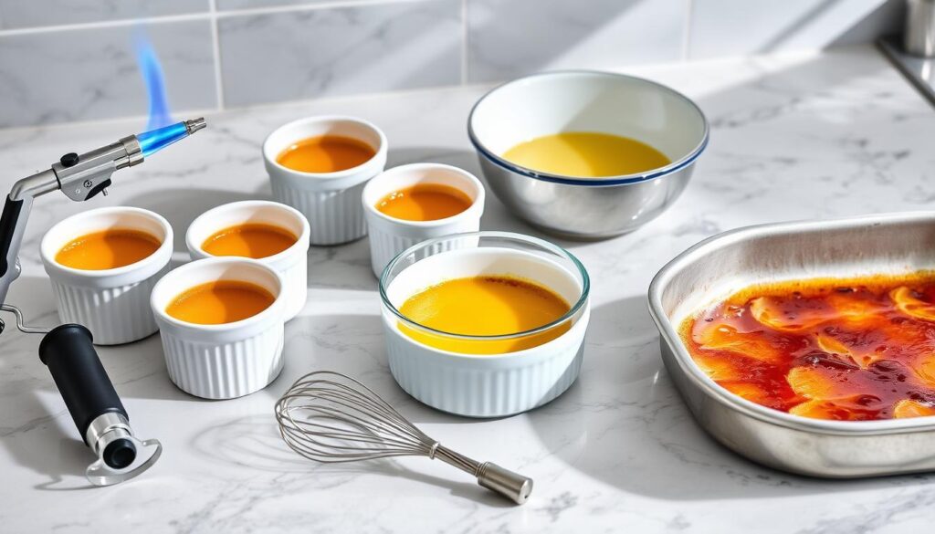 essential kitchen tools for crème brûlée