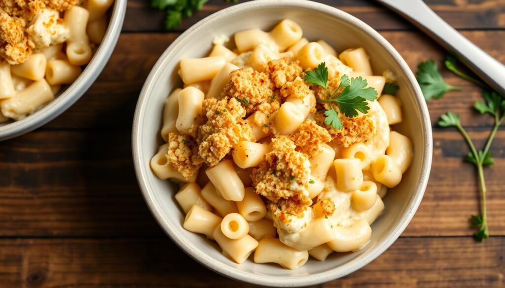 healthier baked mac and cheese