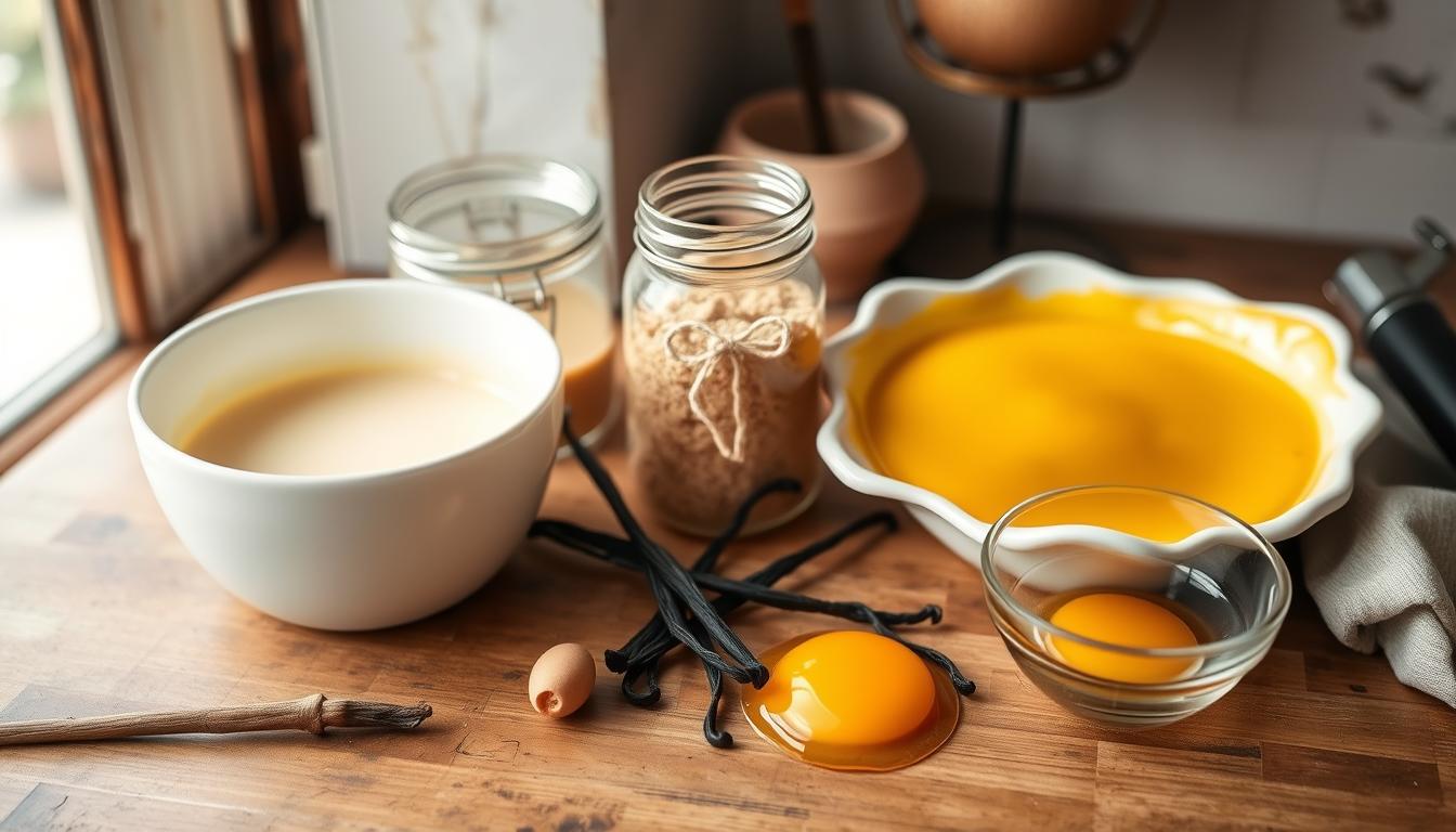 homemade crème brûlée ingredients