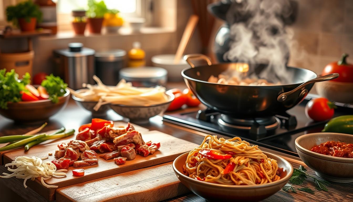 how to make beef chow fun at home