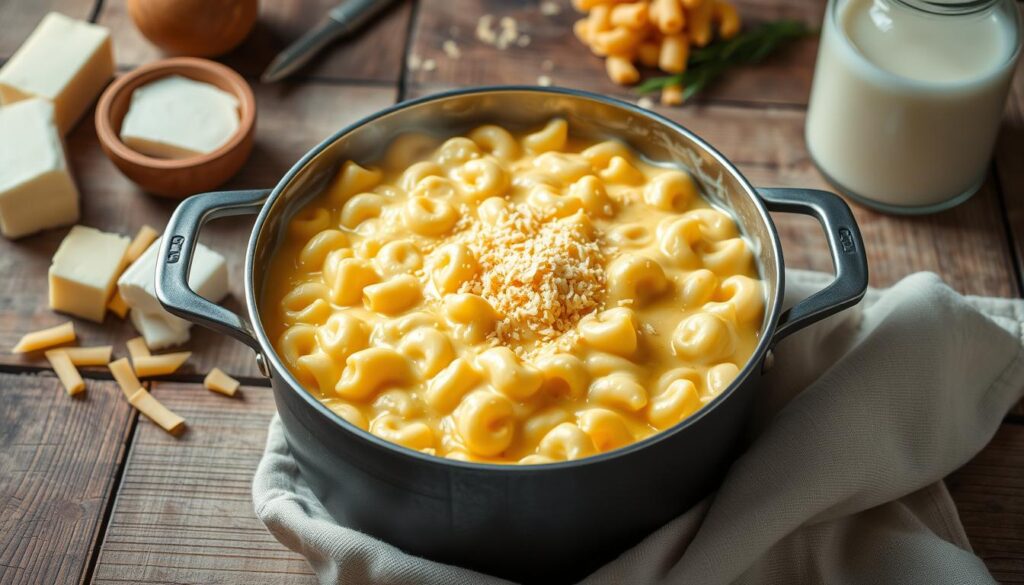 keeping mac and cheese creamy