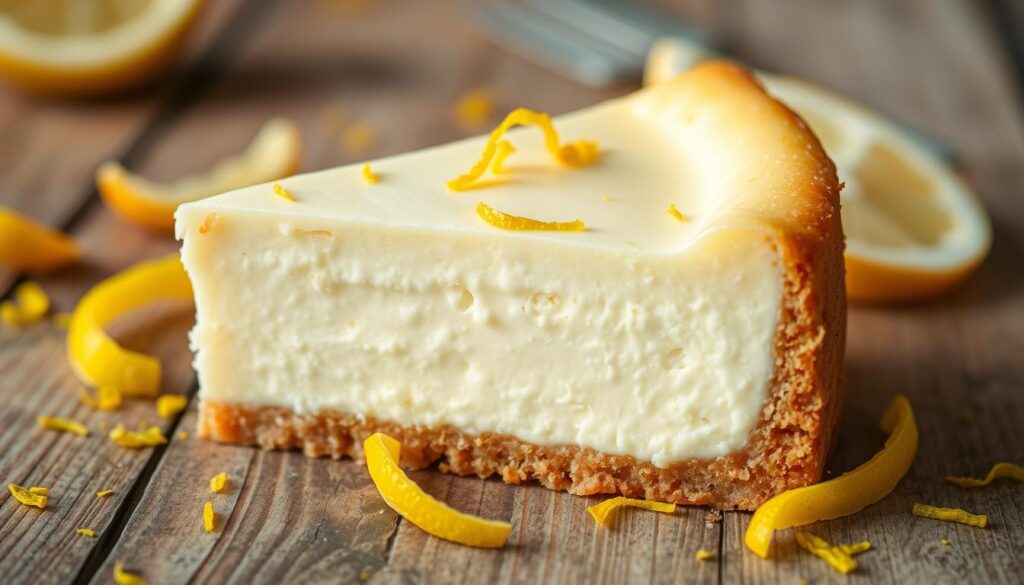 lemon zest in cheesecake