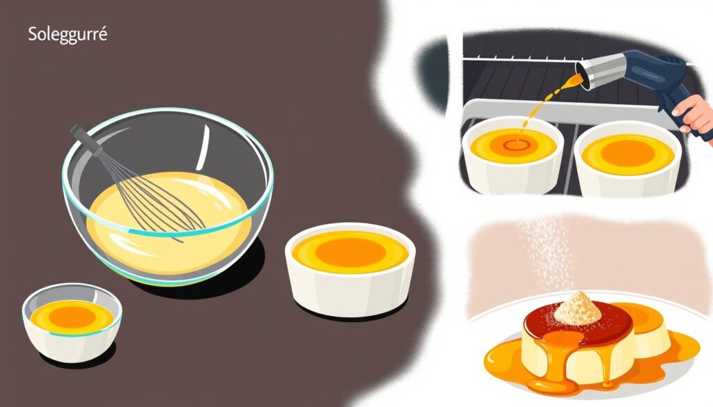 step-by-step instructions for crème brûlée preparation